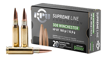 Prvi Partizan Supreme Line .308 Win / 7.62x51mm 168 gr BTHP ammo
