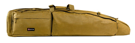 GPS Bags GPSDBRC50TAN Double Bolt Rifle Case 50" Tan Holds 2 Scoped Rifles with MOLLE Webbing