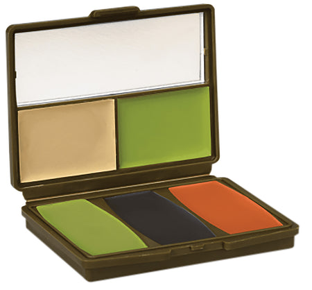Hunters Specialties Camo-Compac 5-Color Military Face Makeup Kit Green Brown Black Sand