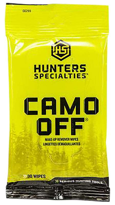 Hunters Specialties Camo Off Face Makeup Remover Wipes 30 Count 7x4 Inches