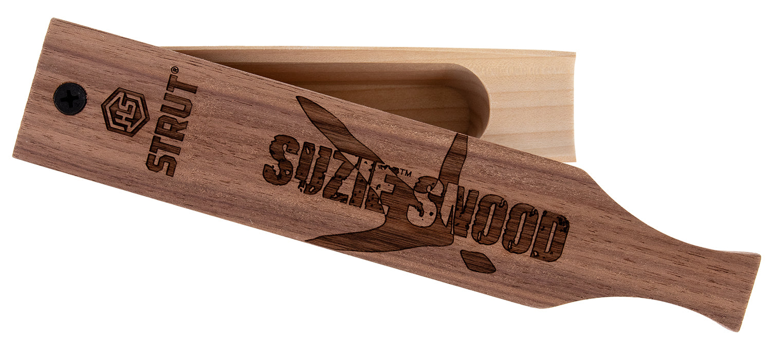 Hunters Specialties HSSTR100169 Suzie Snood Turkey Box Call Brown Hardwood