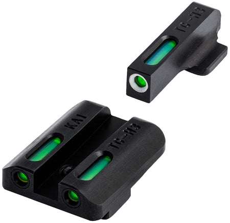 TruGlo TG13KA1A TFX Green Tritium & Fiber Optic Front and Rear Sight Set for Kahr Arms Pistols