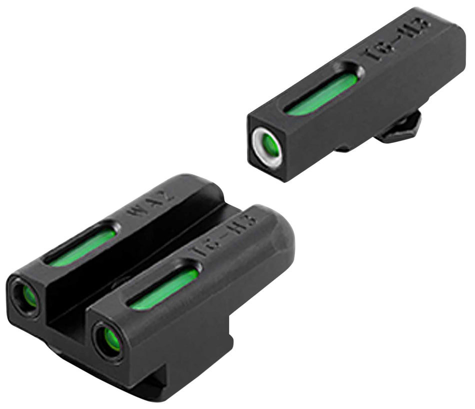 TruGlo TG13WA2A TFX Green Tritium & Fiber Optic Front and Rear Sight Set for Walther PPS