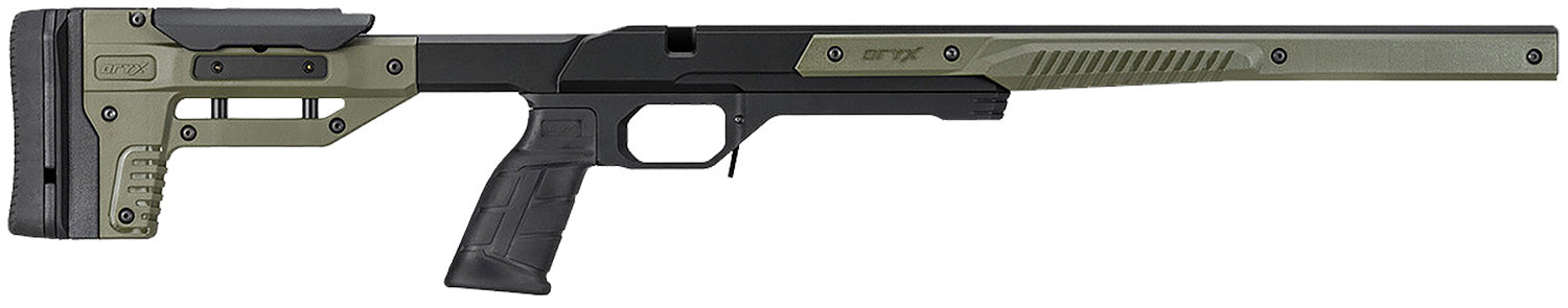 MDT Oryx Sportsman OD Green Aluminum Chassis for CZ 457 Short Action 32.25 Inch