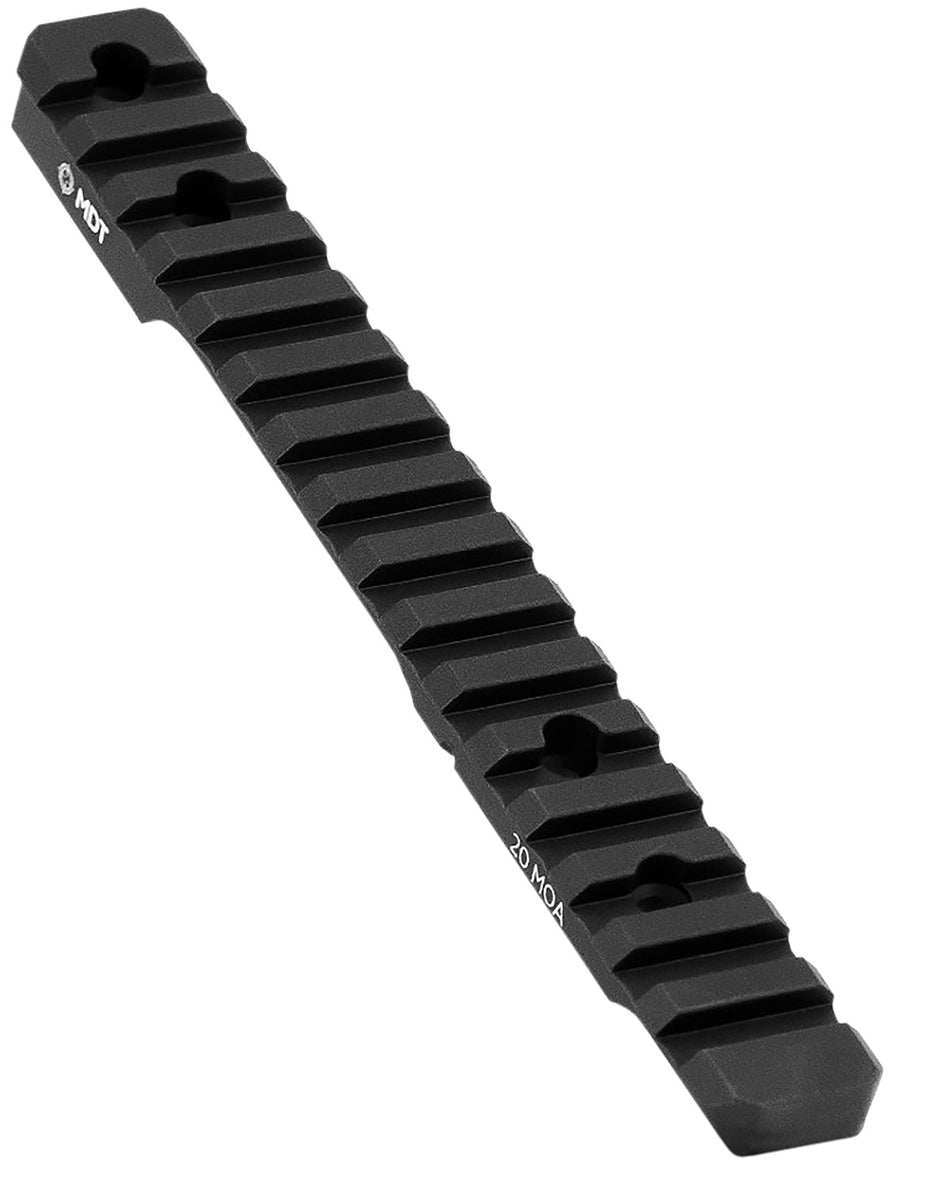 MDT 102189BLK Picatinny Scope Rail Black Anodized Aluminum 11" 20 MOA for Howa 1500 Short Action