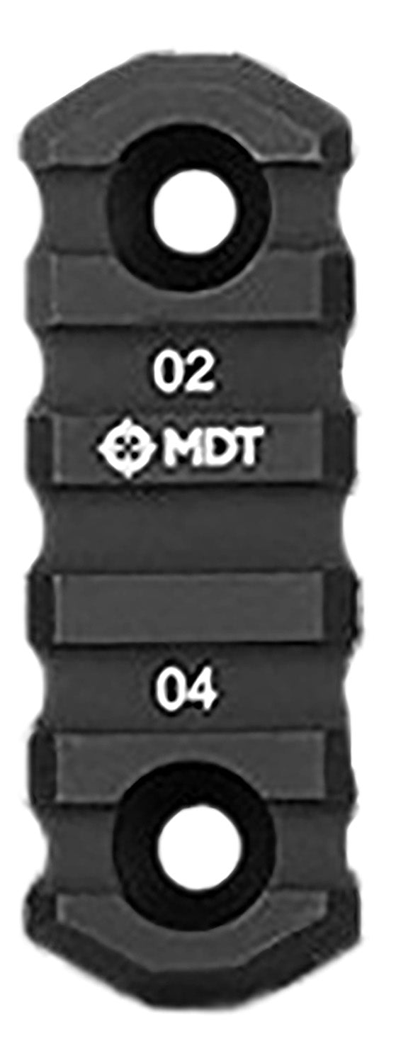 MDT 103150BLK M-LOK Picatinny Rail Black Anodized Aluminum 2.50" Long