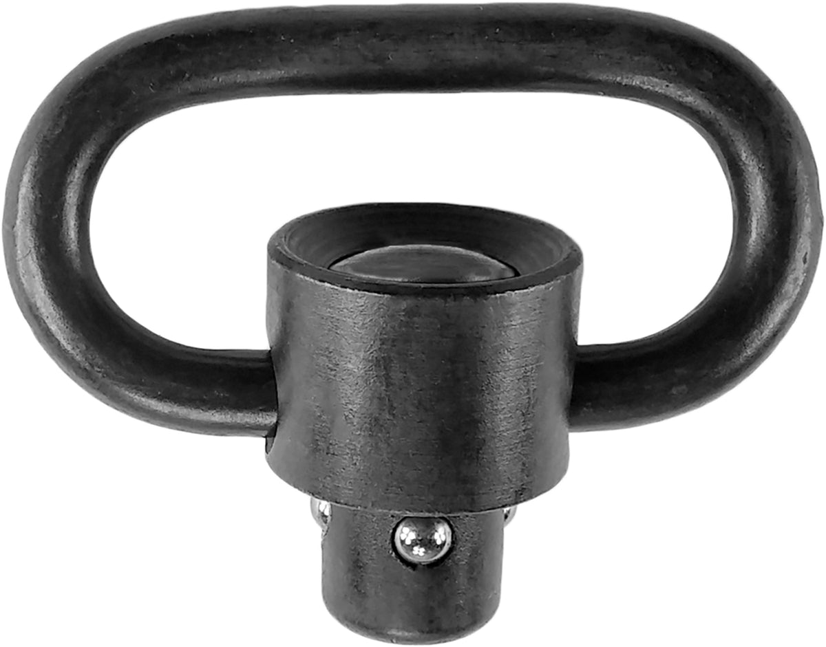 GrovTec GTSW287 Recessed Plunger Heavy Duty QD Push Button Swivel Set – Black