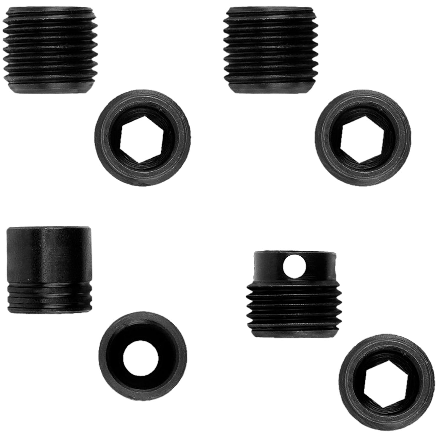 GrovTec US GTHM289 Heavy Duty Push Button Sling Swivel Bases Black Steel Stock Mount 2-Pack