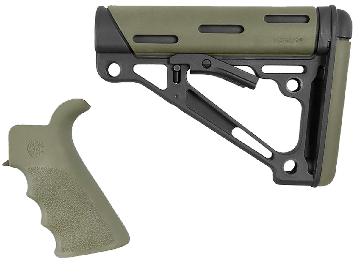 Hogue 15256 OD Green Rubber Grip for AR-15/M16 Rifles