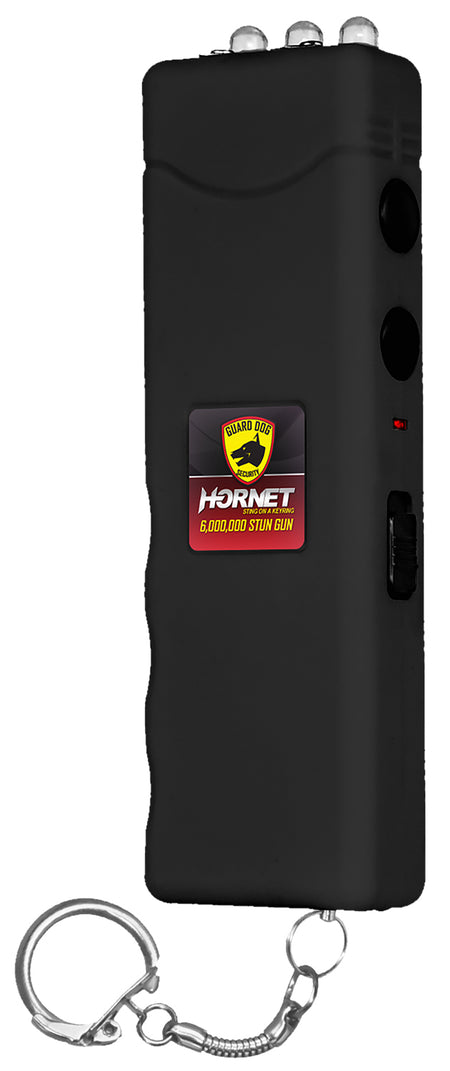 Guard Dog Security SGGDH6000BK Hornet Stun Gun Black with LED Light and Keychain