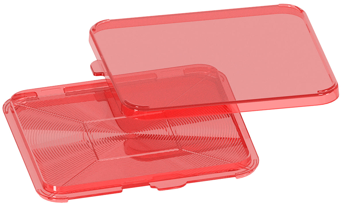 MTM Case-Gard PFS Primer Flipper Square Red Plastic Reloading Tray