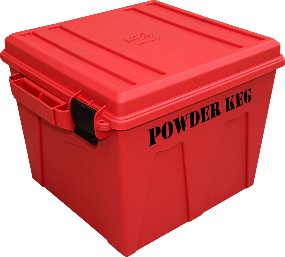 MTM Case-Gard PK12 Powder Keg Storage Container Red Polypropylene
