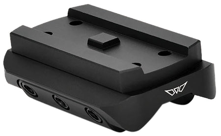 Warne 6111M Mini Red Dot Shotgun Rib Mount Black Anodized - Fits Holosun/Sig Romeo5/Aimpoint Micro H1-H2/T1-T2
