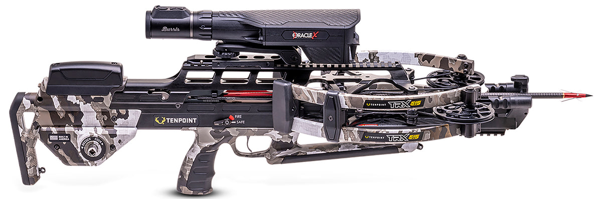 TenPoint TRX 515 Reverse-Draw Crossbow ACUslide Maxx Burris Oracle Vektra 515 FPS