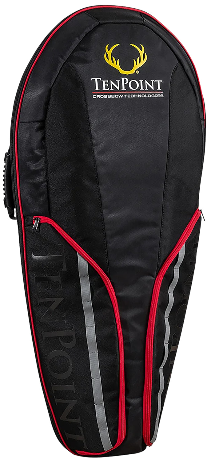 Tenpoint HCA20119 Narrow Crossbow Soft Case Black and Red Water-Resistant