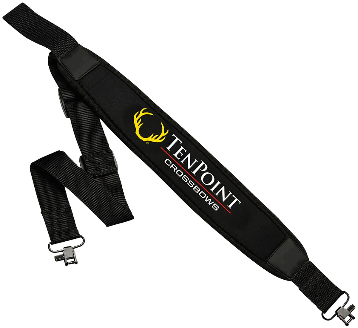 Tenpoint HCA004 Neoprene Sling Black 1.25" Shoulder Strap with Thumb Loop