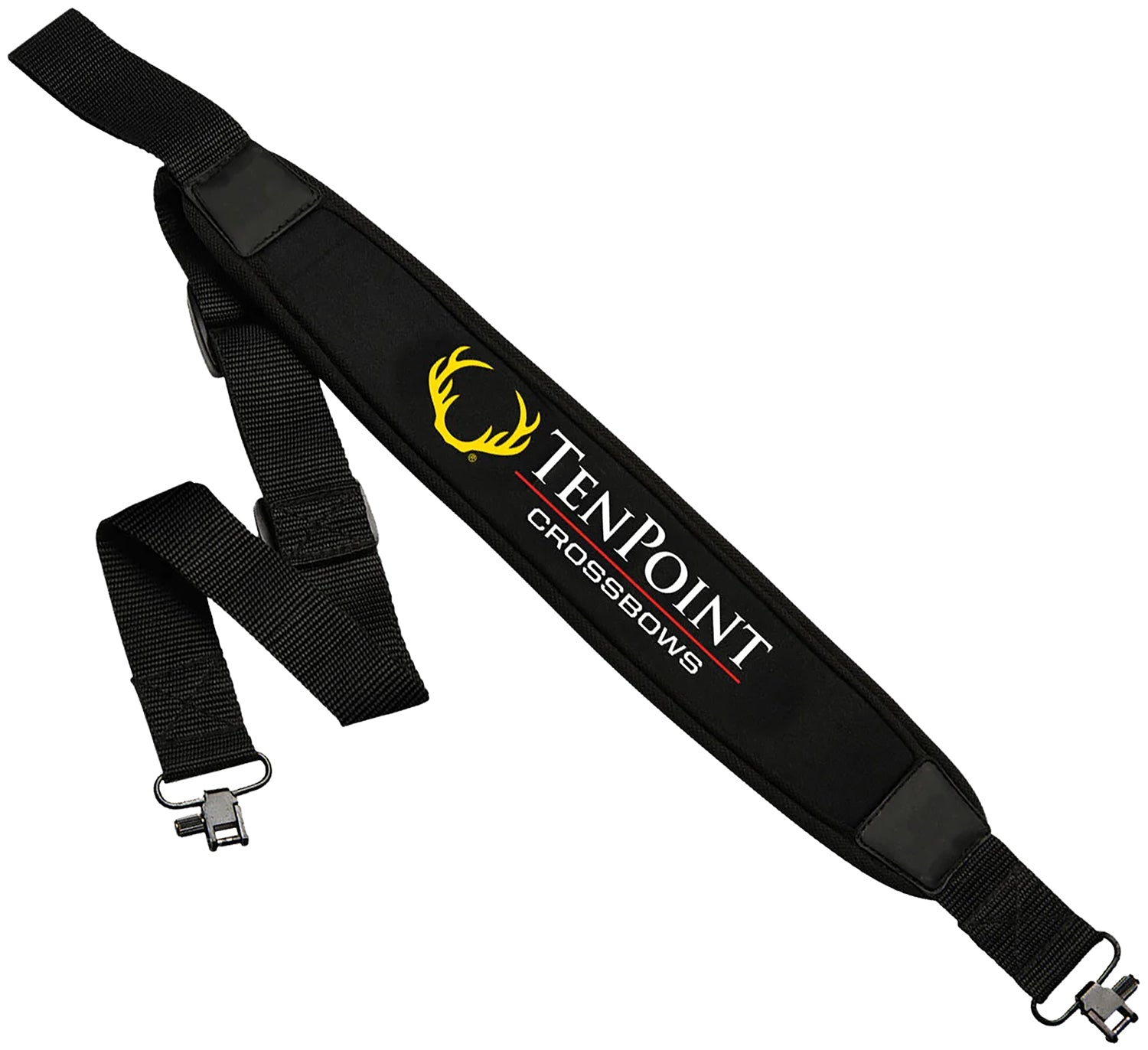 Tenpoint HCA004 Neoprene Sling Black 1.25" Shoulder Strap with Thumb Loop