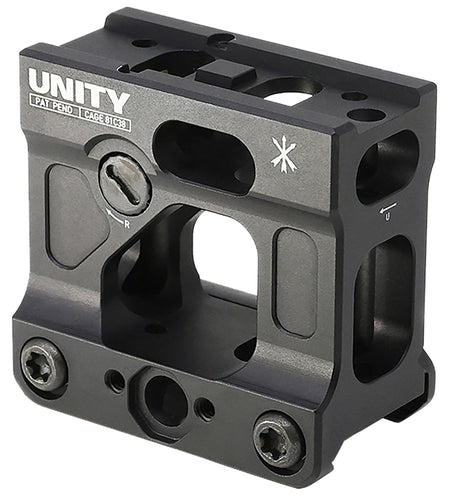 Unity Tactical FSTMICB FAST Micro Optic Mount with BUIS Black Anodized