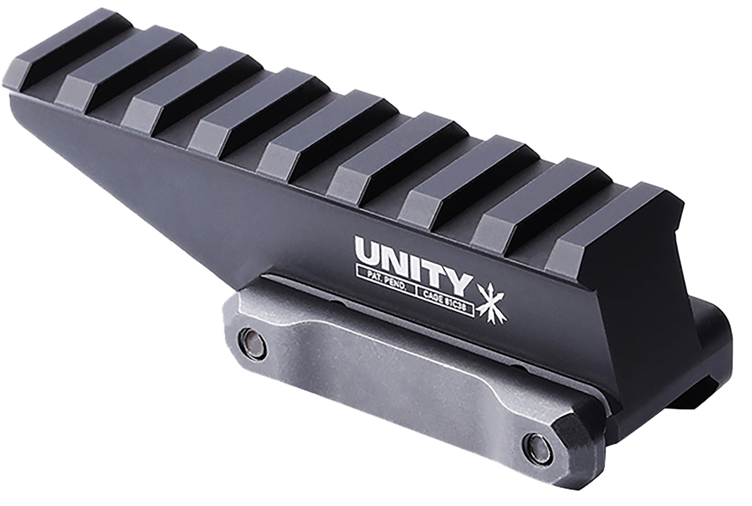 Unity Tactical FSTRAB FAST Absolute Riser Black Anodized for Red Dot Optics