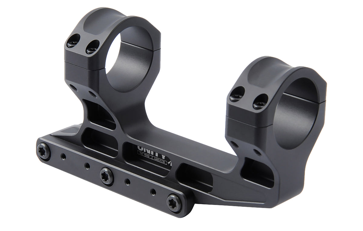 Unity Tactical FAST LPVO Scope Mount Ring Combo 34mm Black Anodized