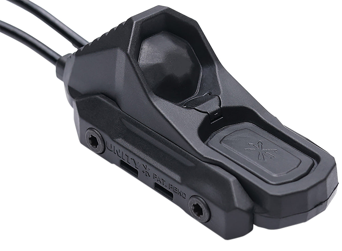Unity Tactical AXON Black USB-C Remote Switch for Weapon Lights and Lasers Crane