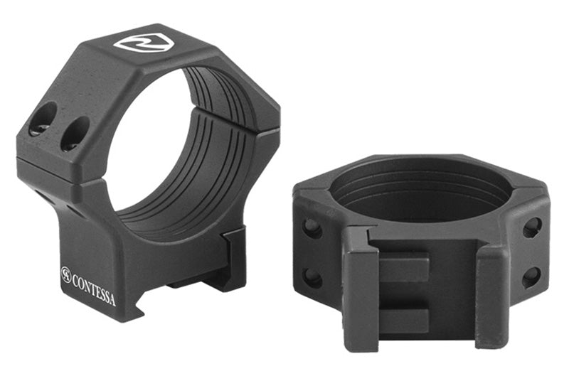 Riton 34mm Light Picatinny Scope Rings, 8mm Height