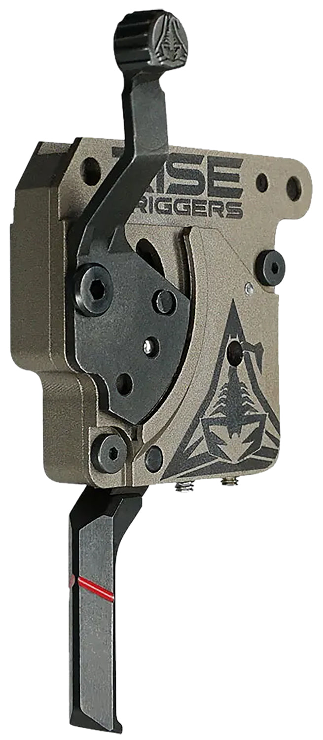 Rise Armament RA-735F Reliant Trigger Black/FDE Flat for Rem 700