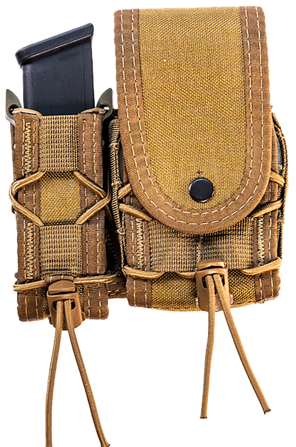 High Speed Gear 10PC00CB TACO LEO Pistol & Handcuff Combo Pouch Coyote Brown Nylon