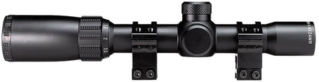 Sig Sauer Airguns AIRT4 Air T4 1-4x24mm 1" Tube Mil-Dot Reticle Rifle Scope Black w/Picatinny Rings