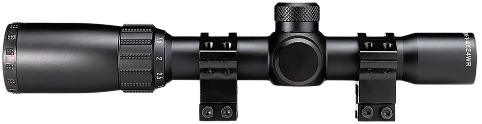 Sig Sauer Airguns AIRT4 Air T4 1-4x24mm 1" Tube Mil-Dot Reticle Rifle Scope Black w/Picatinny Rings