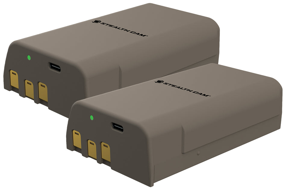 Stealth Cam STC-RCBAT-2PK 5000mAh Lithium Rechargeable Battery 2-Pack