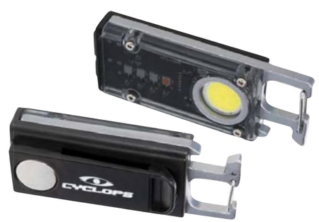 Cyclops CYC-FLSHCLIP Flash Clip Keychain Light Black 300 Lumens Red/Green/Purple/Blue