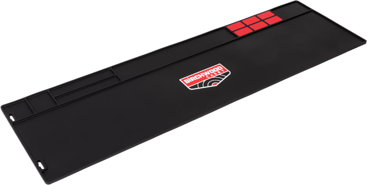 Birchwood Casey 30350 Rifle Cleaning Mat Black/Red Rubber 36 x 11 Inch
