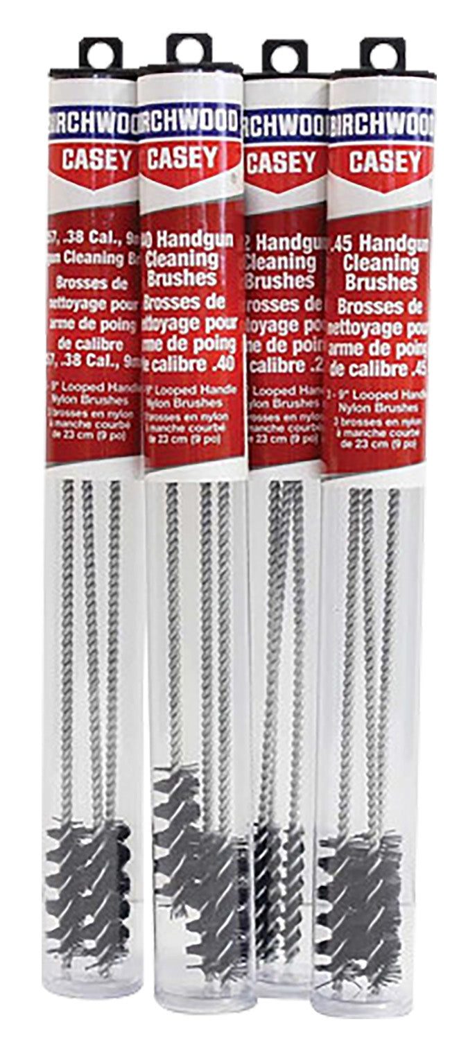 Birchwood Casey 41211 Looped Handgun Cleaning Brushes 40 Cal 9" 3 Pack
