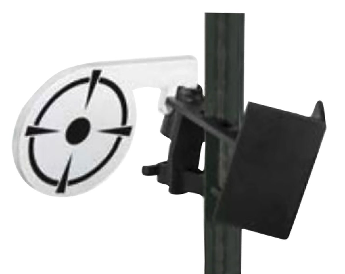 Birchwood Casey TP38DT T-Post Dueling Steel Target Black/White Bullseye