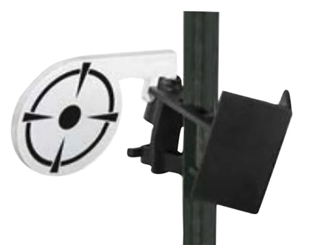 Birchwood Casey TP38DT T-Post Dueling Steel Target Black/White Bullseye