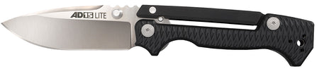 Cold Steel AD-15 Lite 3.50" Folding Drop Point Satin AUS-10A Blade, Black Griv-Ex Handle
