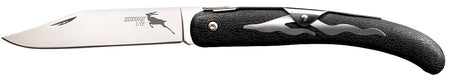 Cold Steel Kudu Lite 4.25" Folding Clip Point Satin 5Cr15MoV Blade, Black Zy-Ex Handle