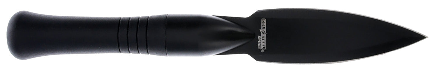 Cold Steel Spirit Spear Head 4.25" Fixed Spear Point Black 420 Stainless Blade, Black Handle