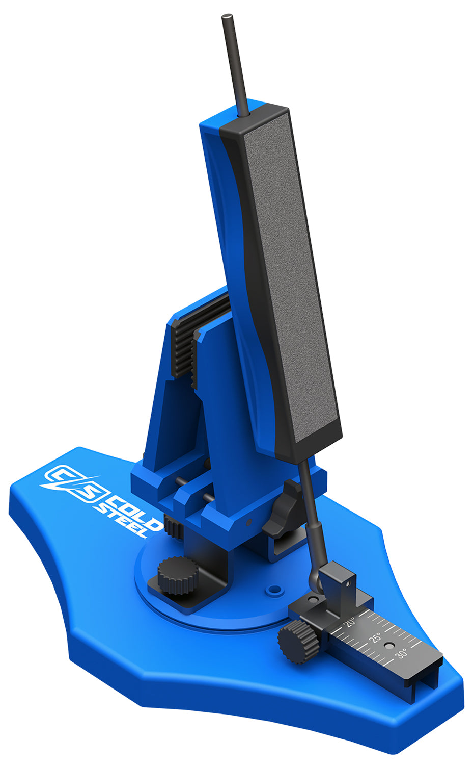 Cold Steel CSKSBKS Benchtop Angle-Adjustable Diamond Knife Sharpener, Blue, with Carry Case