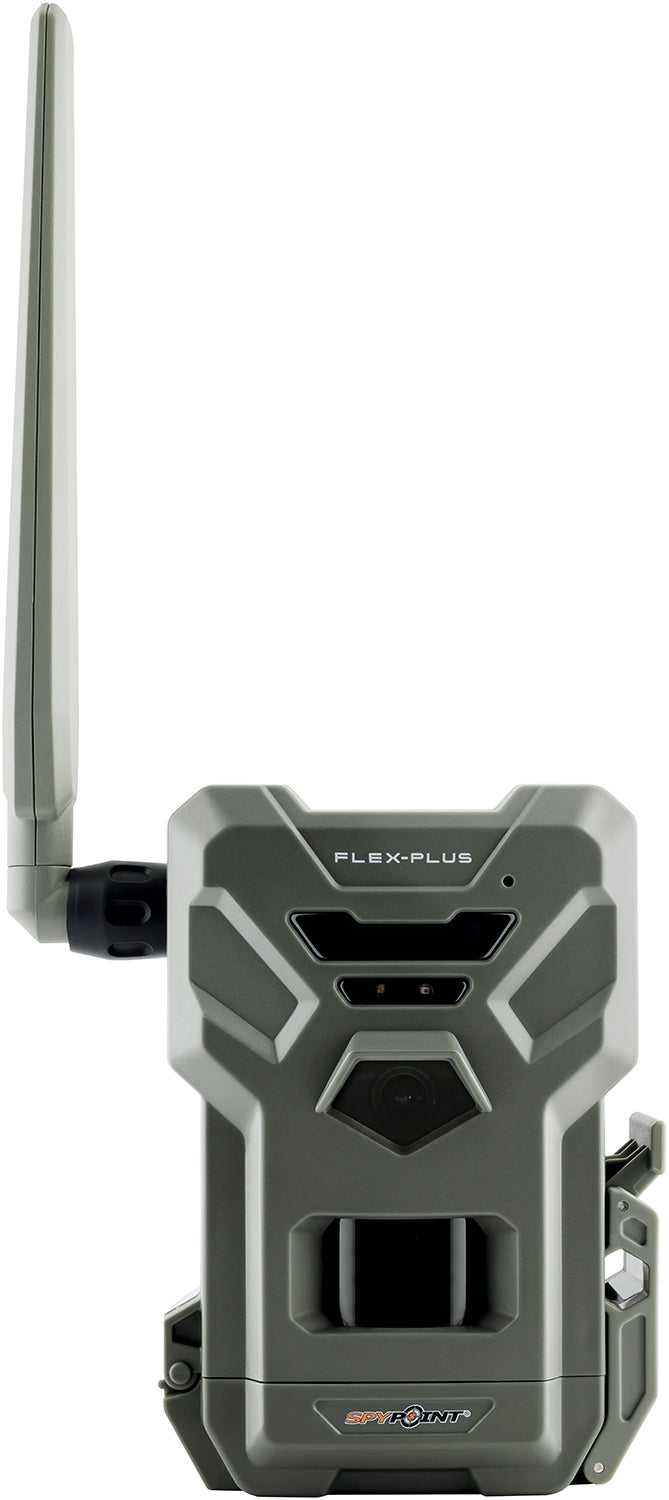 Spypoint FLEX-PLUS Gray Cellular Trail Camera 36MP Dual SIM GPS Spypoint App Compatible