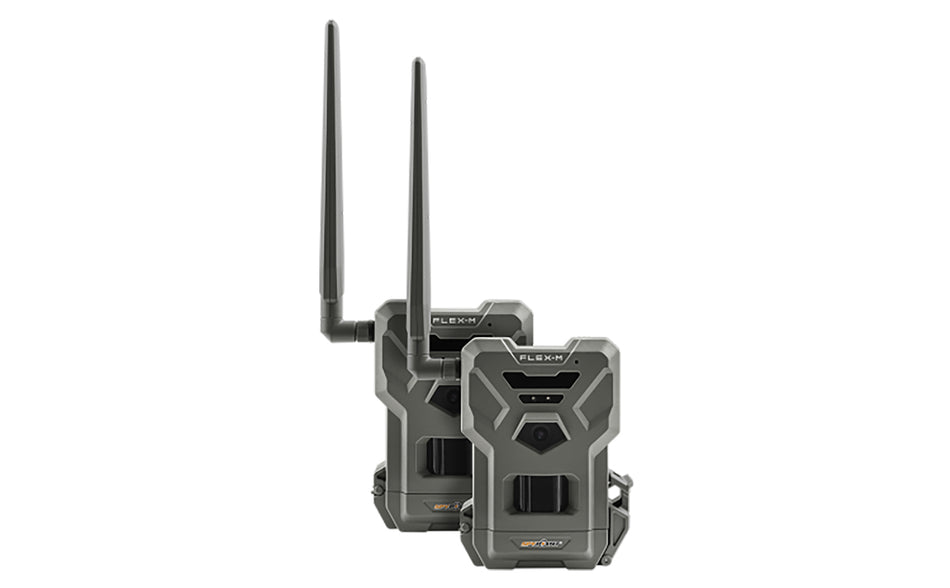 Spypoint FLEX-M Twin Pack Cellular Trail Camera Dual SIM Two Camera Bundle