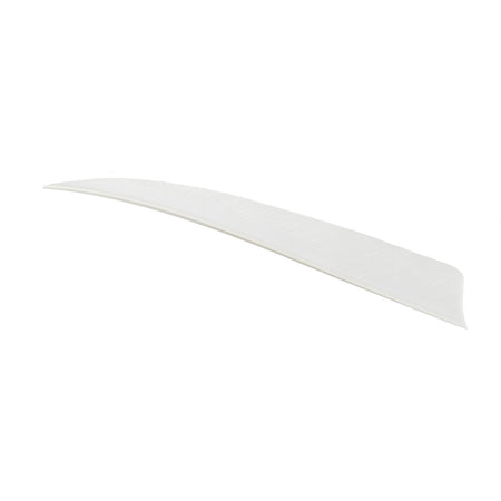 Trueflight 4 in. Shield Cut White Right Wing Arrow Feathers 100 Pack