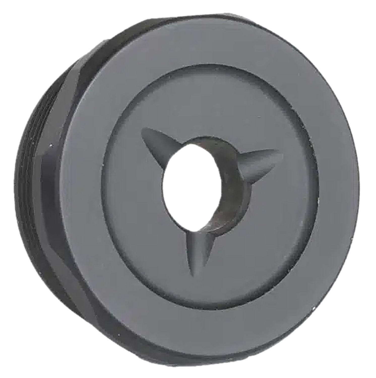 JK Armament JK155PROEC30 155 Pro Flash Reducer End Cap 30 Cal 1.375x24 Titanium Black