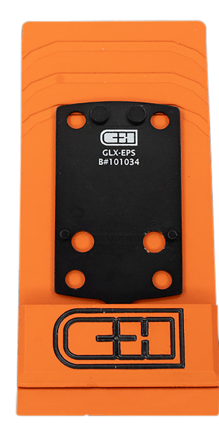 C&H Precision GLXEPS V4 MIL/LEO Glock Adapter Plate for Holosun EPS Footprint Black Anodized