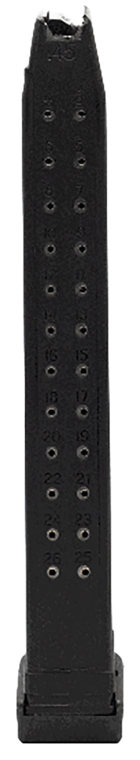 KCI USA KCIMZ013 26-Round .45 ACP Magazine Compatible with Glock 21/21SF/30/30SF/36/41 Black Hardened Steel/Polymer