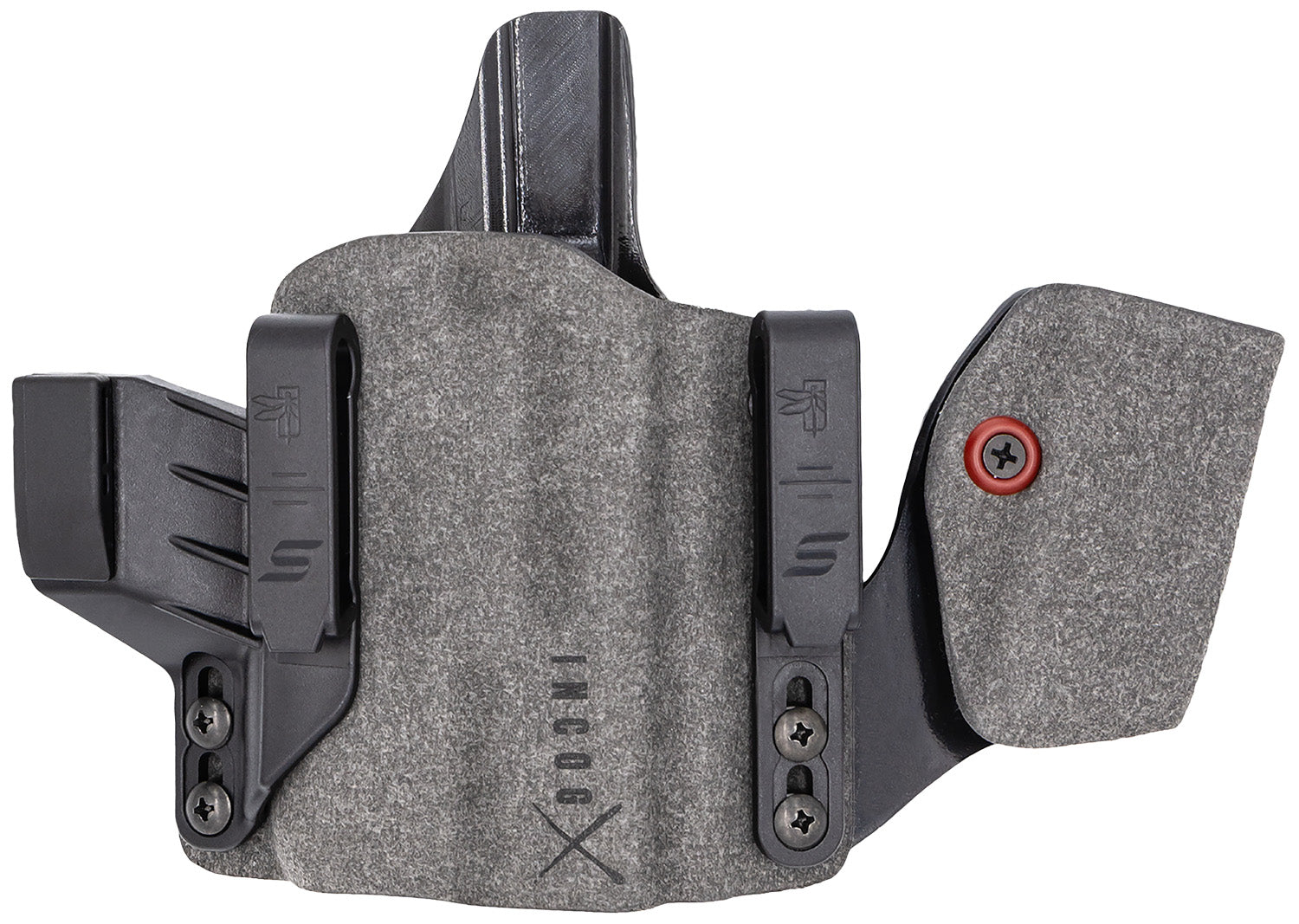 Safariland IncogX IWB Holster with Mag Caddy Black/Gray Boltaron Belt Clip Sig P365X/XL Right Hand