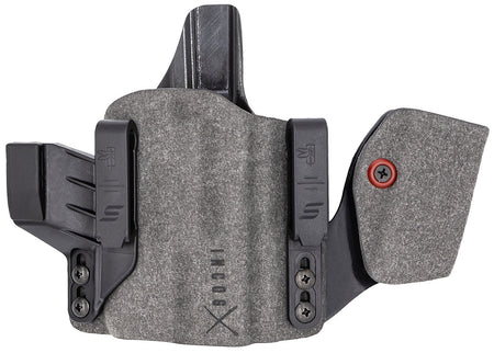 Safariland IncogX IWB Holster with Mag Caddy Black/Gray Boltaron Belt Clip Glock 17/19 Right Hand