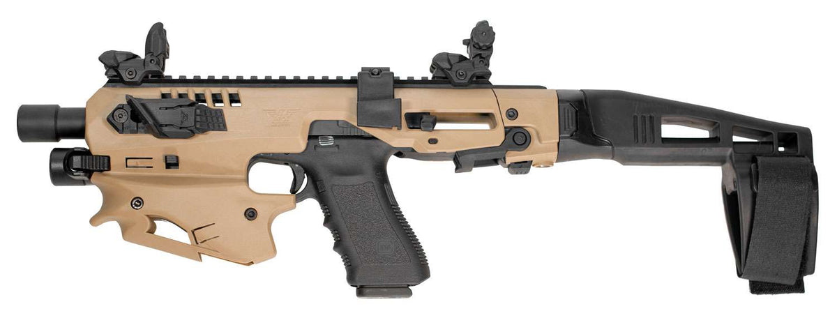 CAA Micro Conversion Kit Glock 20/21 Tan/FDE Advanced Kit Long Stabilizer