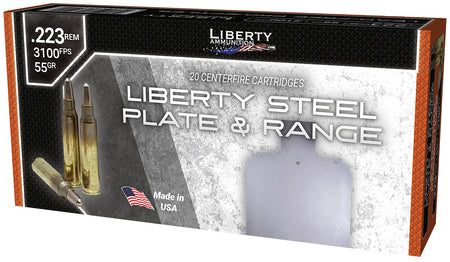 Liberty Ammunition Steel Plate & Range .223 Remington 55 gr Solid ammo